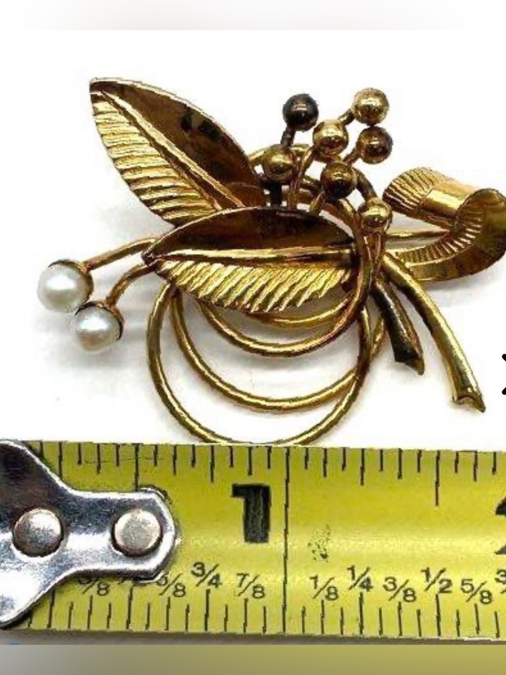 Carl Art vintage brooch 1/20 12K 6.7g - Picture 7 of 9